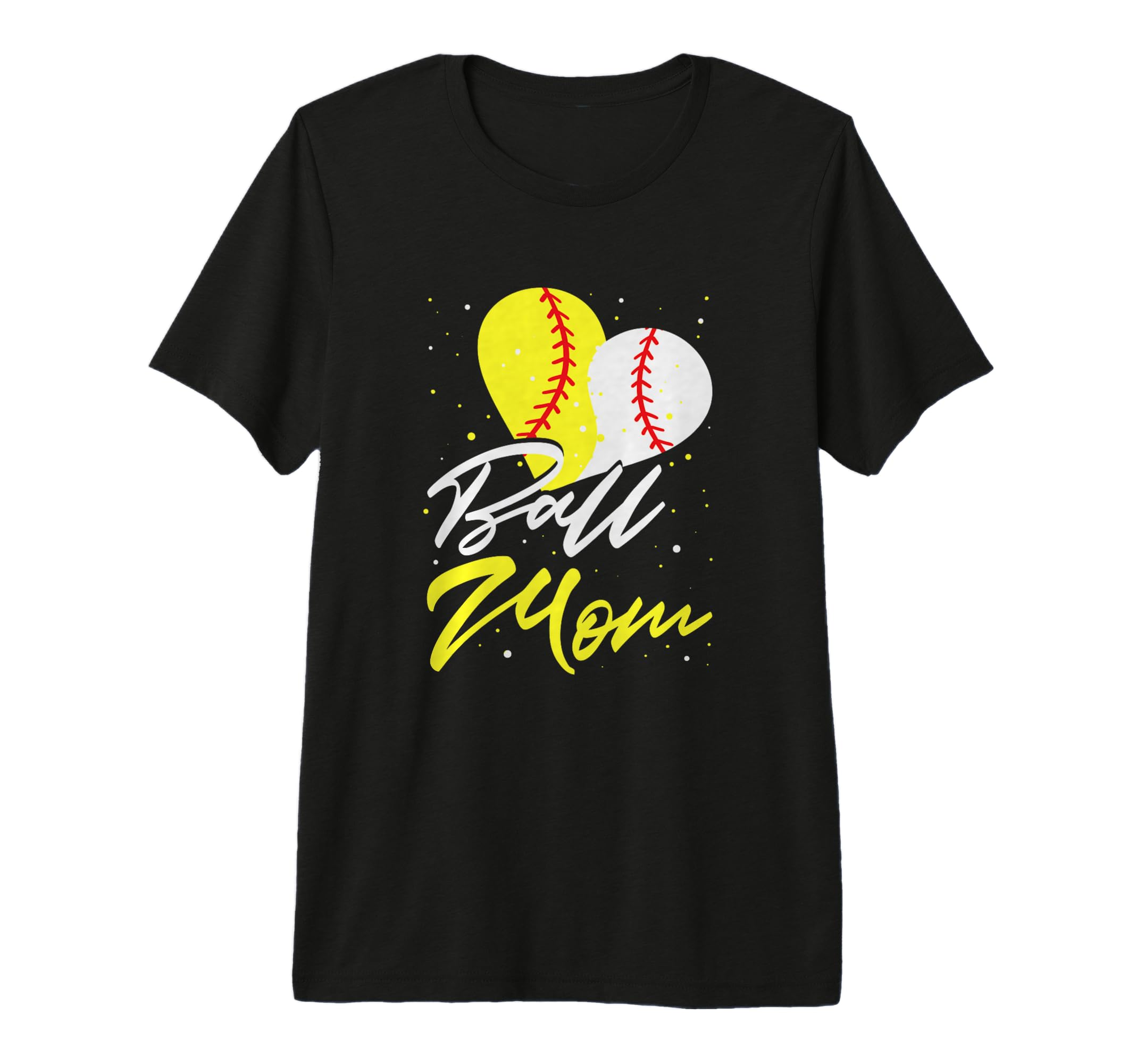 Funny Ball Mom Softball Baseball Mothers T-Shirt - Unique Graphic Unisex - T-Shirt, Sweatshirt, Hoodie