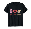 Baking Peace Love Cookies T-Shirt - Novelty Apparel Unisex - T-Shirt, Sweatshirt, Hoodie