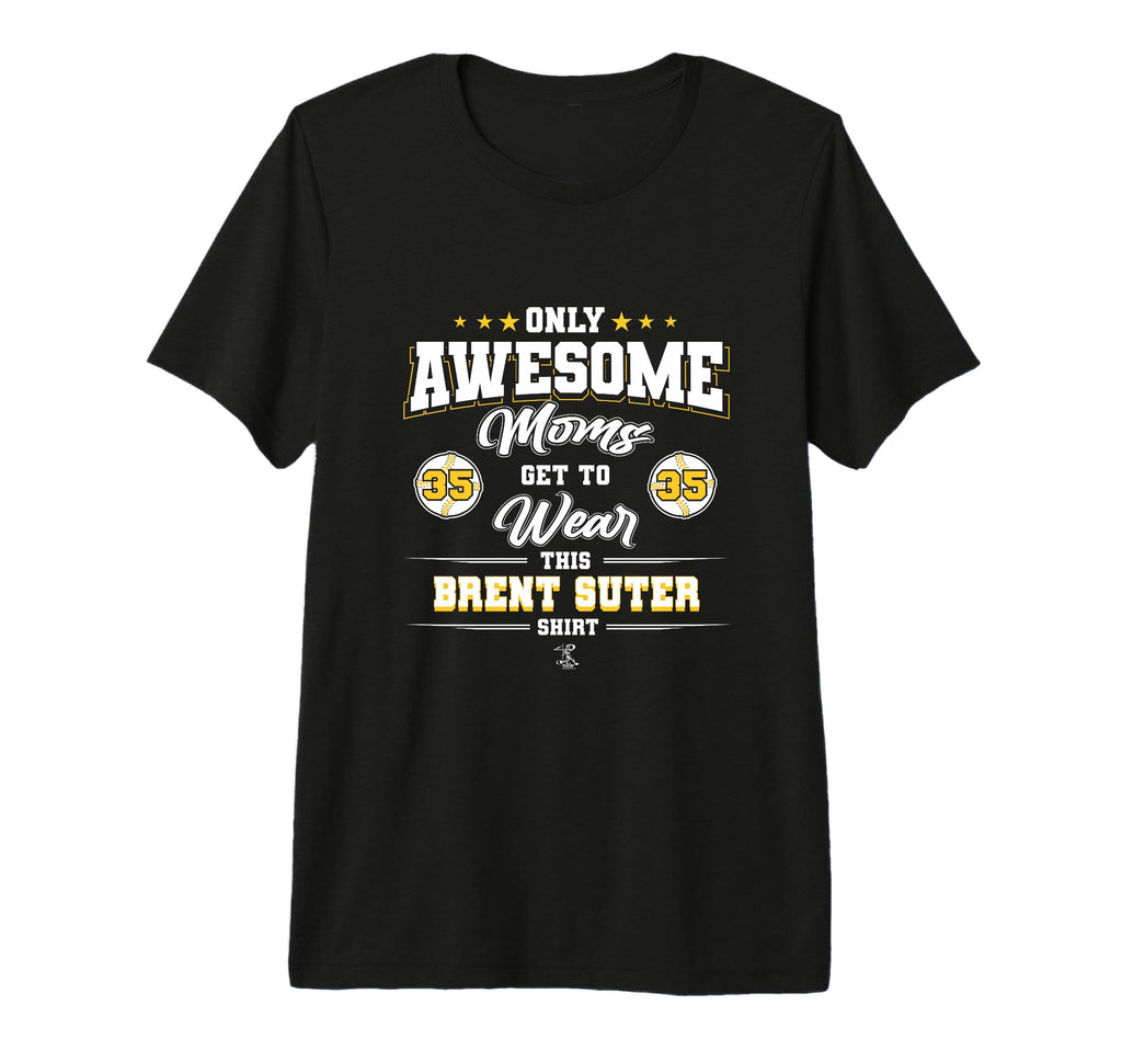 Brent Suter Awesome Moms Tri Blend T-Shirt - Custom Art Print Unisex - T-Shirt, Sweatshirt, Hoodie