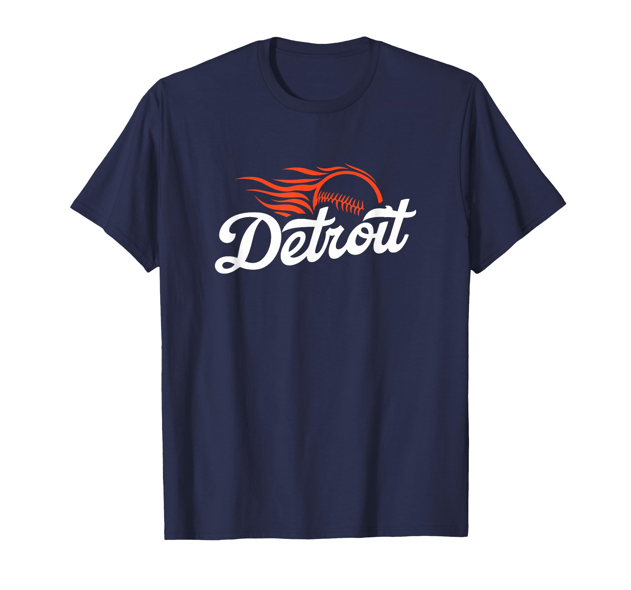 Detroit Baseball Minimalist Baseball T-Shirt - Graphic Print for Adults - T-Shirt, Sweatshirt, Hoodie