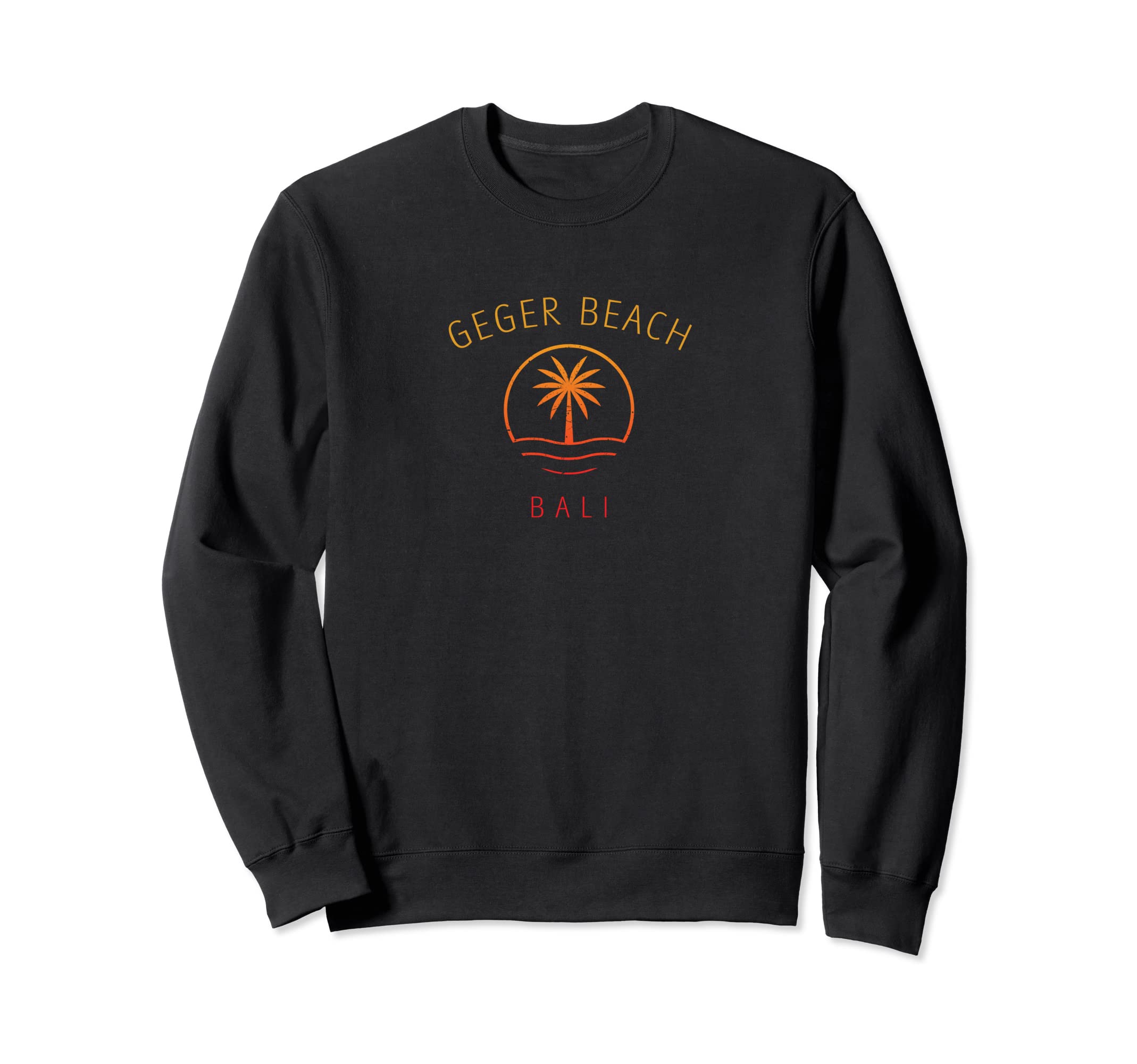Geger Beach Bali Distressed Sweatshirt - Streetwear Style Men Women - T-Shirt, Sweatshirt, Hoodie
