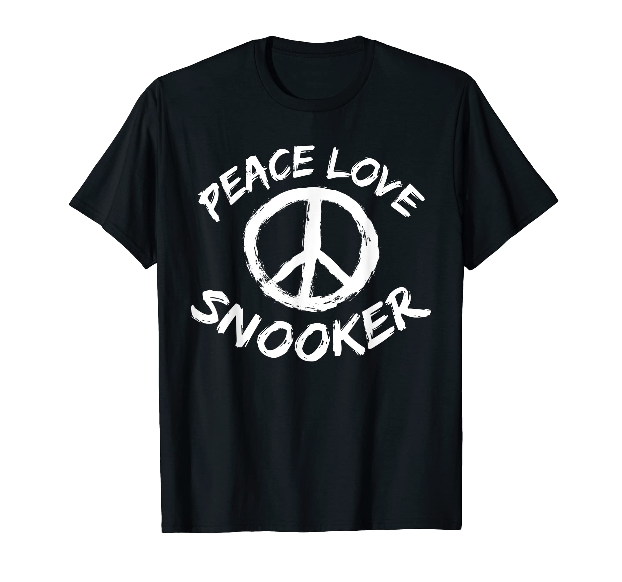 Billiard Table Pool Billiards Peace Love T-Shirt - Minimalist Print Unisex - T-Shirt, Sweatshirt, Hoodie