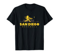 San Diego Baseball Minimalist Baseball T-Shirt - Unique Graphic Men Women - T-Shirt, Sweatshirt, Hoodie