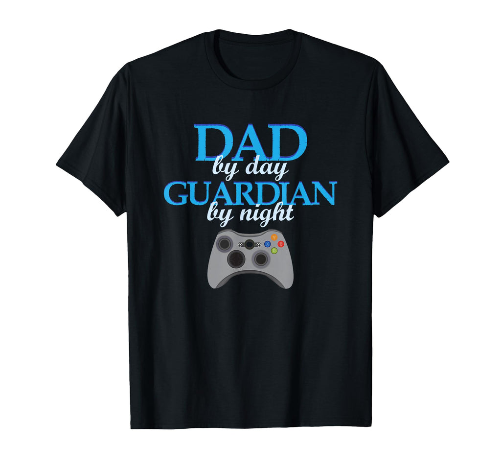 Dad Day Guardian Night Gamer Gaming Geek T-Shirt - Graphic Print for Adults - T-Shirt, Sweatshirt, Hoodie