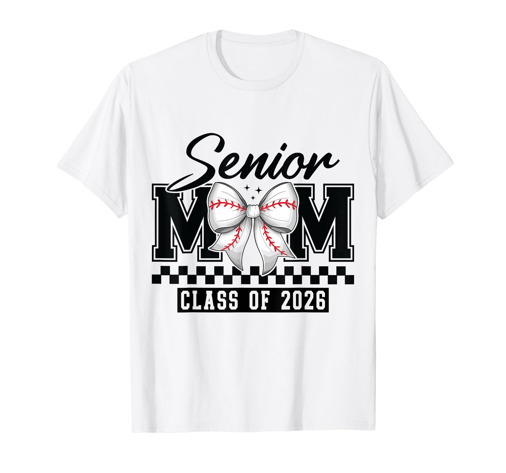 Senior Mom Class 2026 Baseball T-Shirt - Fun Novelty Design Men Women - T-Shirt, Sweatshirt, Hoodie