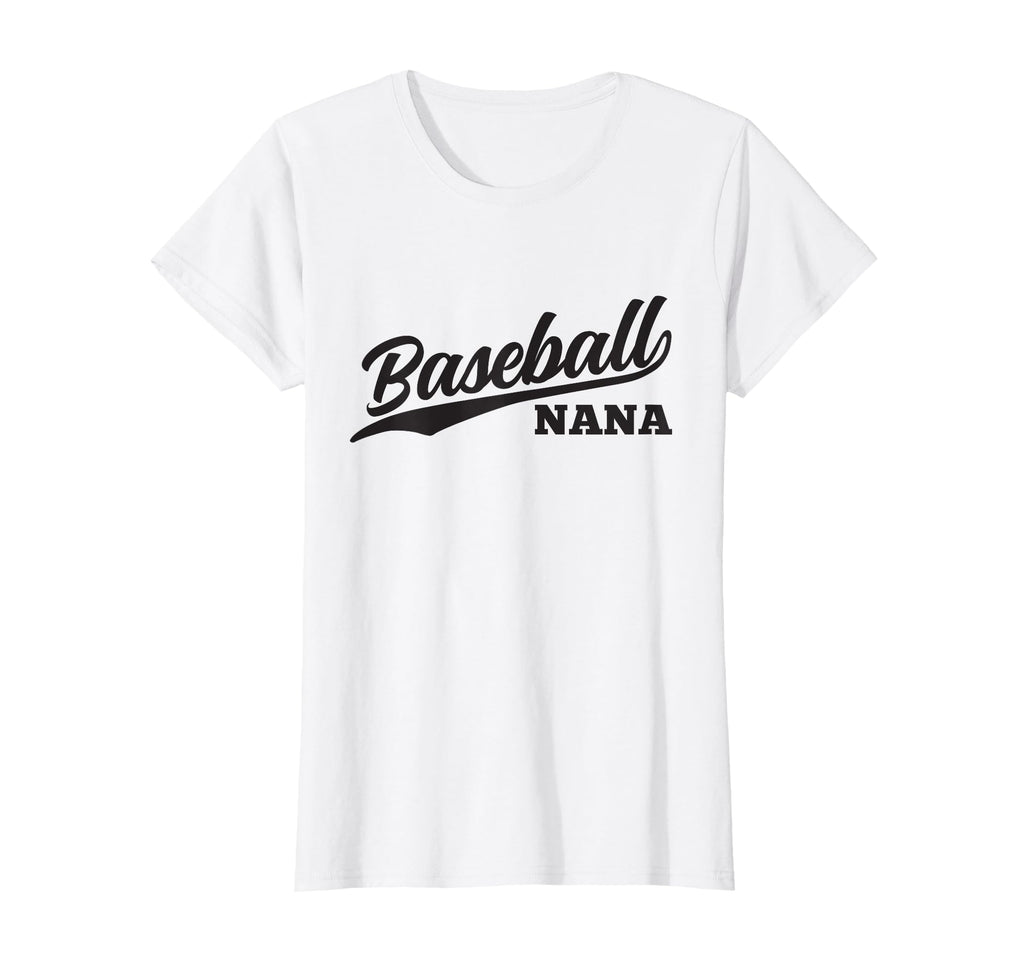 Baseball Nana 1970S Cursive Sports Fan T-Shirt - Graphic Print Unisex - T-Shirt, Sweatshirt, Hoodie