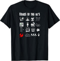 Funny Retro Popular Music Rock Bands Of The 90s - Adult & Kids T-Shirts, Sweatshirts & Hoodies apparel design preview 1
