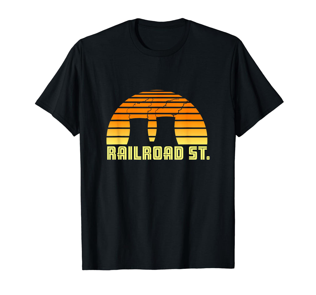 Railroad St Sunset T-Shirt - Minimalist Print Unisex - T-Shirt, Sweatshirt, Hoodie