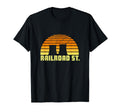 Railroad St Sunset T-Shirt - Minimalist Print Unisex - T-Shirt, Sweatshirt, Hoodie