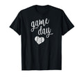 Game Day Baseball Softball Mom Heart Gift T-Shirt - Custom Art Print Unisex - T-Shirt, Sweatshirt, Hoodie