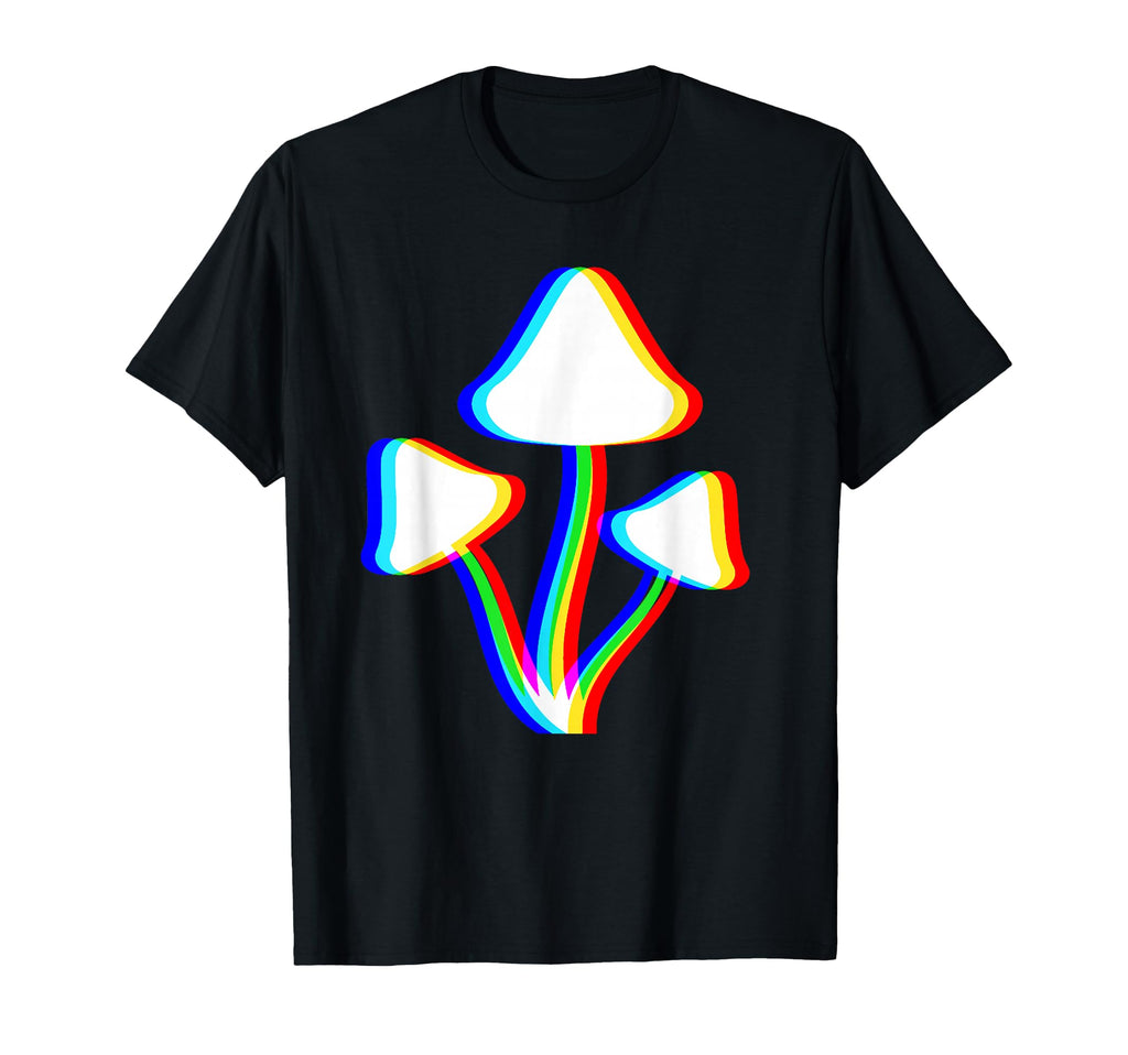 Mushroom Psychedelic Edm Trippy T-Shirt - Custom Art Print Unisex - T-Shirt, Sweatshirt, Hoodie