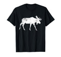 Distressed Moose Moose T-Shirt - Minimalist Print for Adults - T-Shirt, Sweatshirt, Hoodie