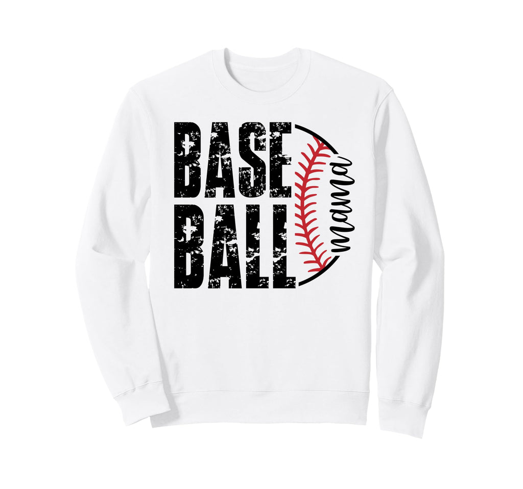 Baseball Mama Sports Mom Game Day T Sweatshirt - Aesthetic Graphic Unisex - T-Shirt, Sweatshirt, Hoodie