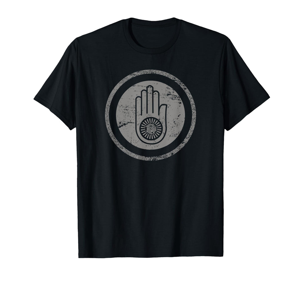 Distressed Jainism Ahimsa T-Shirt - Fun Novelty Design for Adults - T-Shirt, Sweatshirt, Hoodie