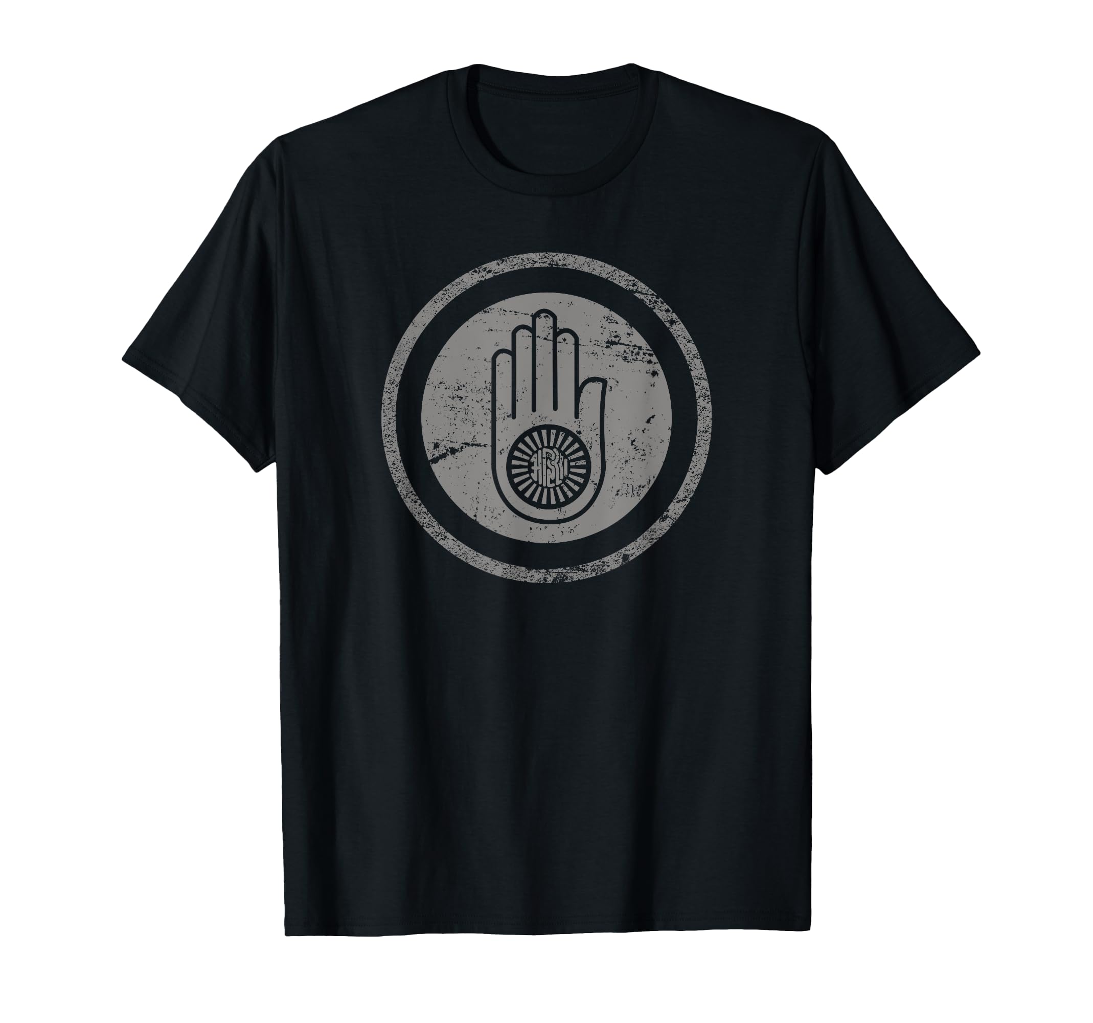 Distressed Jainism Ahimsa T-Shirt - Fun Novelty Design for Adults - T-Shirt, Sweatshirt, Hoodie