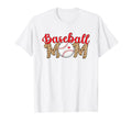 Baseball Mom Leopard Mothers Day Softball T-Shirt - Novelty Apparel Unisex - T-Shirt, Sweatshirt, Hoodie