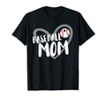 Baseball Mom Heart T-Shirt - Casual Everyday Wear for Adults - T-Shirt, Sweatshirt, Hoodie