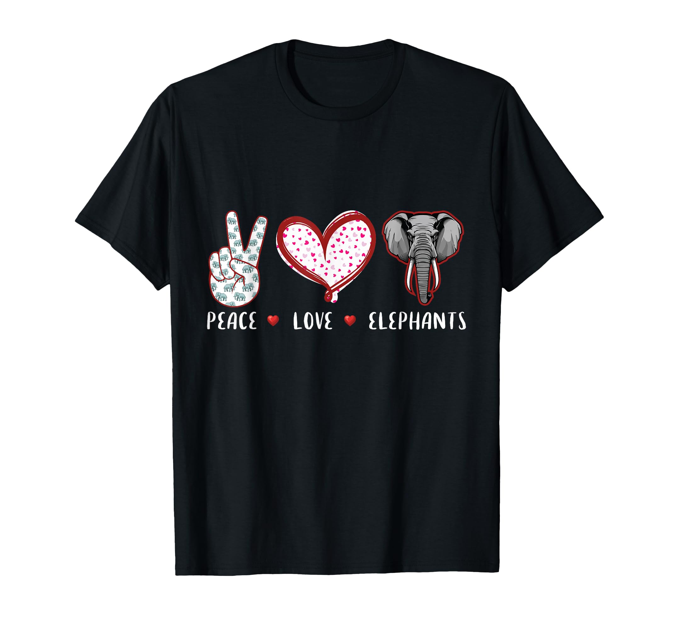 Love Peace Elephant Gifts Children T-Shirt - Aesthetic Graphic for Adults - T-Shirt, Sweatshirt, Hoodie
