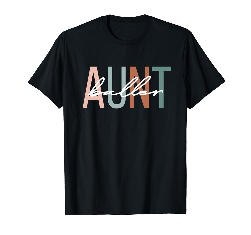 Baller Aunt Boho Softball Baseball Aunt T-Shirt - Trendy Graphic Unisex - T-Shirt, Sweatshirt, Hoodie