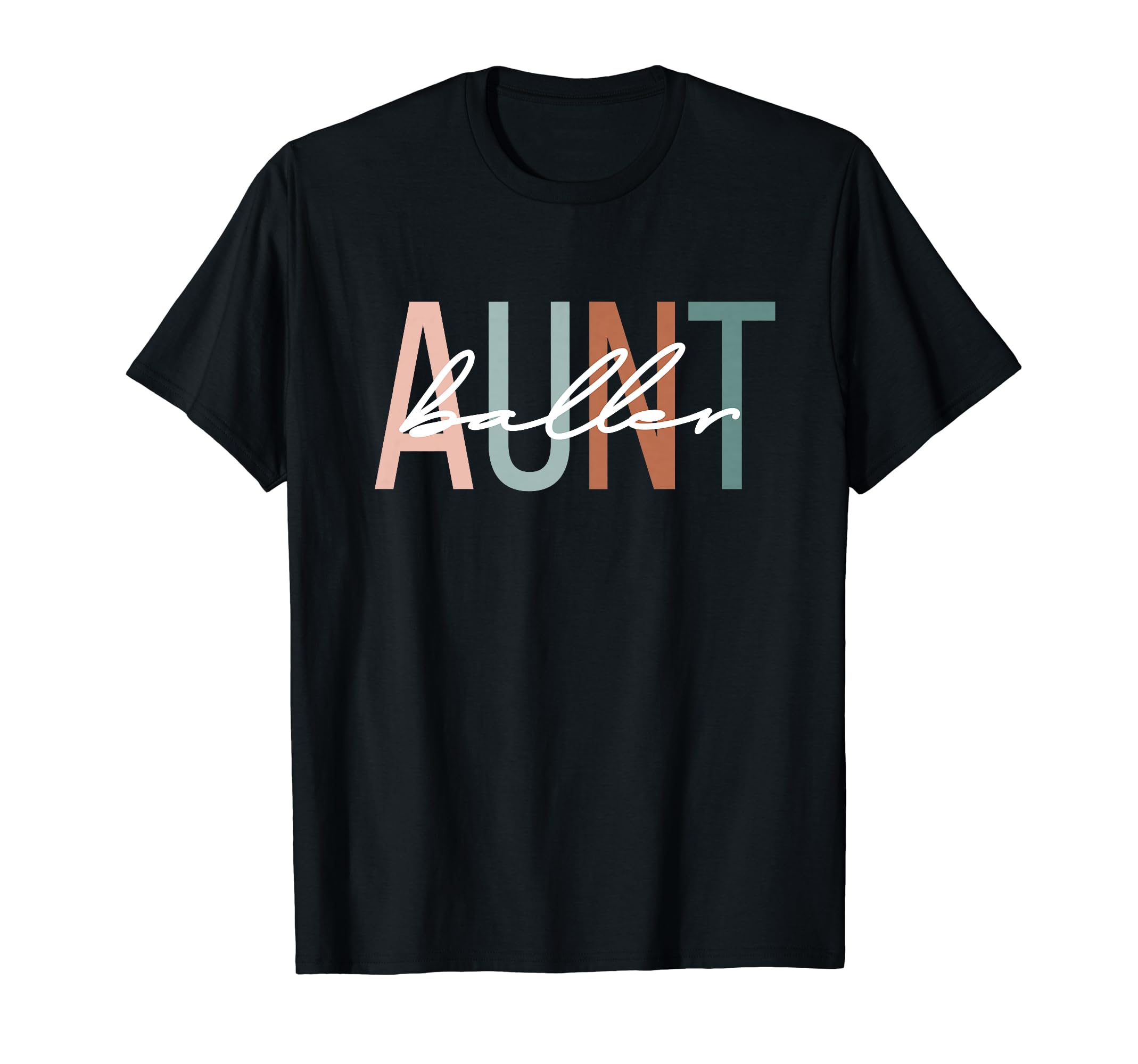 Baller Aunt Boho Softball Baseball Aunt T-Shirt - Trendy Graphic Unisex - T-Shirt, Sweatshirt, Hoodie