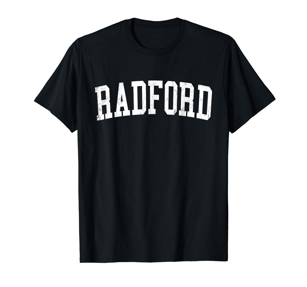 Radford Va Distressed White Varsity T-Shirt - Streetwear Style for Adults - T-Shirt, Sweatshirt, Hoodie