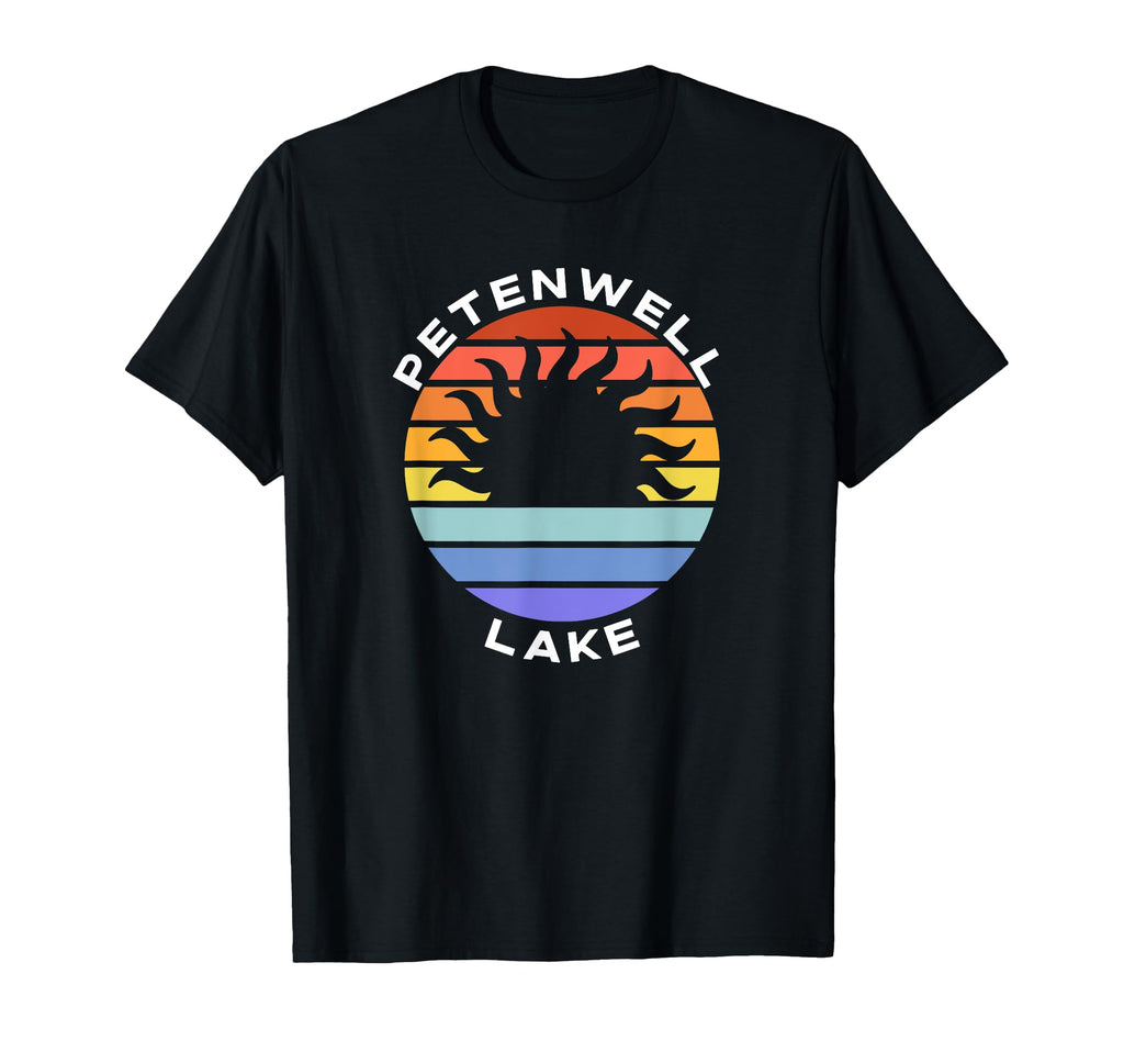 Petenwell Lake Wisconsin Wi Sunset T-Shirt - Novelty Apparel for Adults - T-Shirt, Sweatshirt, Hoodie