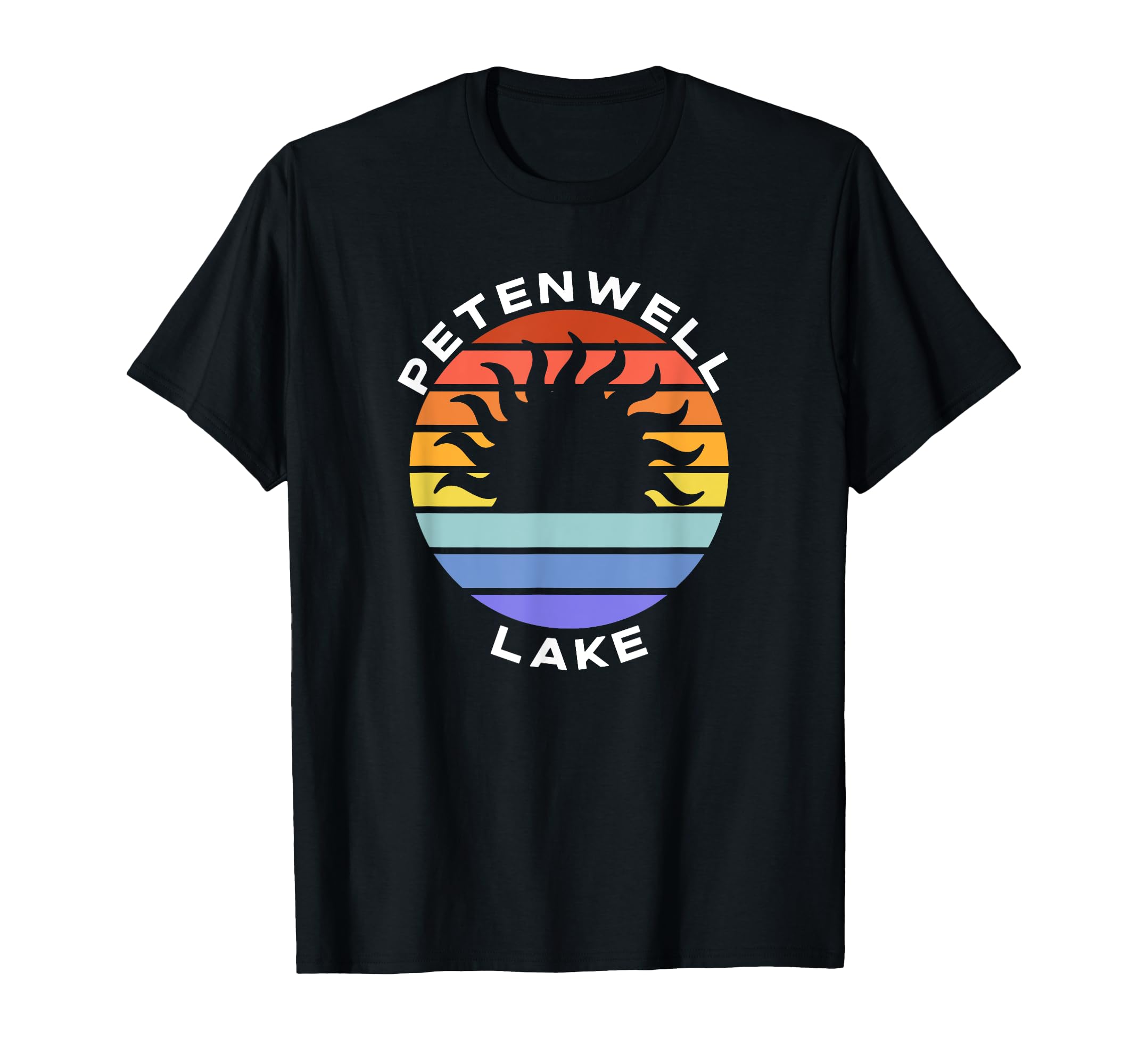 Petenwell Lake Wisconsin Wi Sunset T-Shirt - Novelty Apparel for Adults - T-Shirt, Sweatshirt, Hoodie