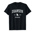 Branson Missouri Mo Athletic Sports T-Shirt - Casual Everyday Wear Unisex - T-Shirt, Sweatshirt, Hoodie