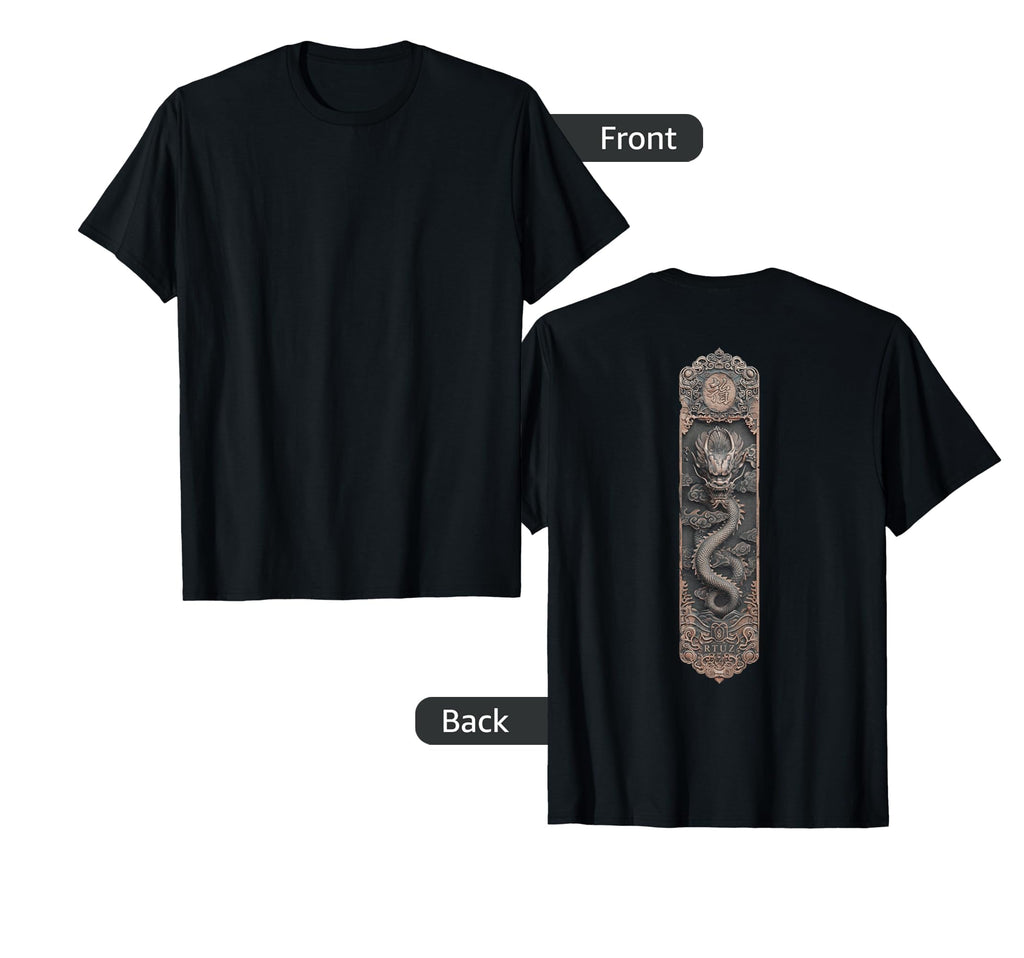 Aesthetic Back Dragon Y2K Streetwear T-Shirt - Streetwear Style Men Women - T-Shirt, Sweatshirt, Hoodie