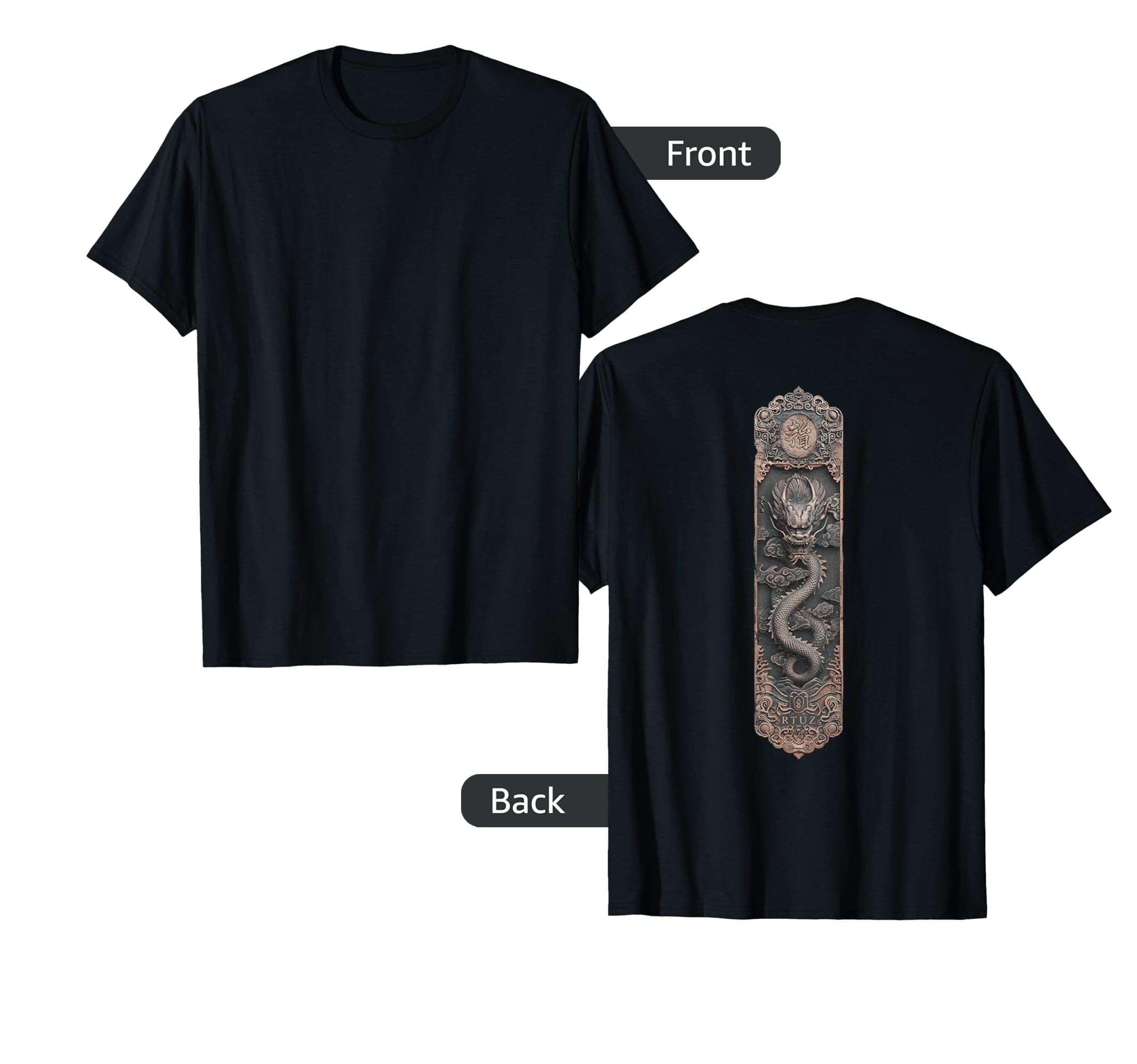Aesthetic Back Dragon Y2K Streetwear T-Shirt - Streetwear Style Men Women - T-Shirt, Sweatshirt, Hoodie
