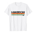 Madison Stripes T-Shirt - Minimalist Print Unisex - T-Shirt, Sweatshirt, Hoodie