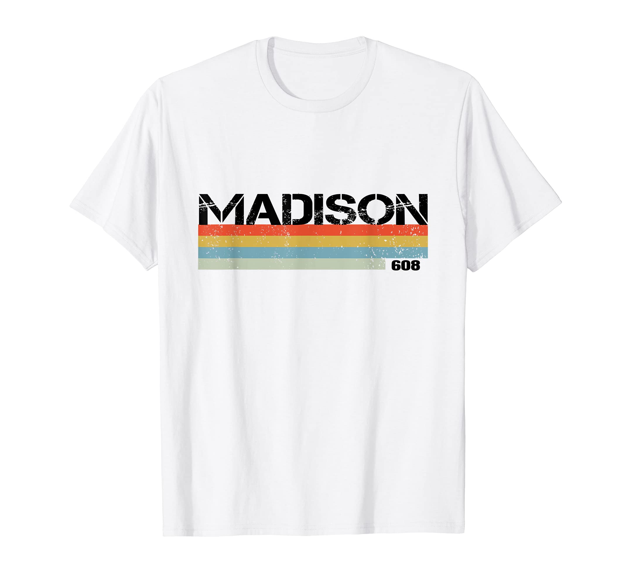 Madison Stripes T-Shirt - Minimalist Print Unisex - T-Shirt, Sweatshirt, Hoodie