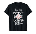 Im His Mama And Biggest Fan Baseball Game T-Shirt - Unique Graphic Unisex - T-Shirt, Sweatshirt, Hoodie