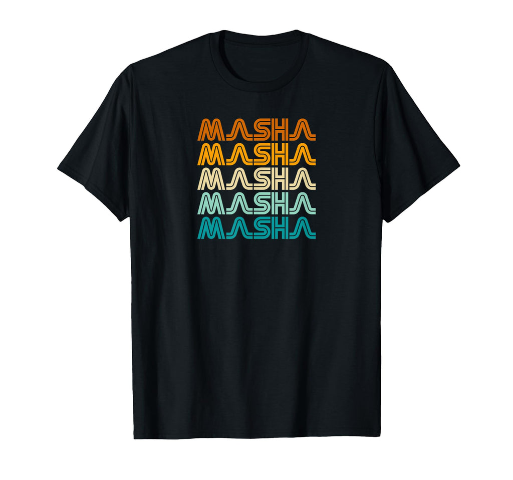 First Name Masha Sunset T-Shirt - Trendy Graphic for Adults - T-Shirt, Sweatshirt, Hoodie