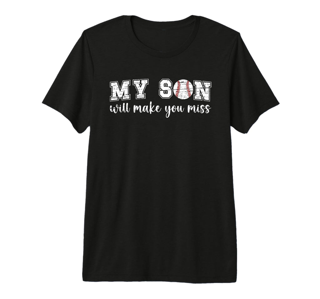 My Son Baseball Pitcher Mom Baseball T-Shirt - Unique Graphic Unisex - T-Shirt, Sweatshirt, Hoodie