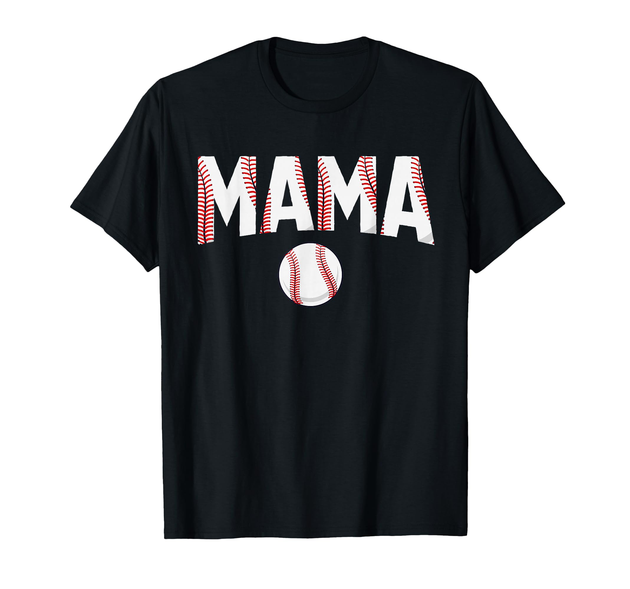 Baseball Mama Happy Mothers Day Baseball T-Shirt - Custom Art Print Unisex - T-Shirt, Sweatshirt, Hoodie