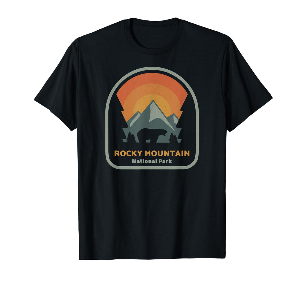 Rocky Mountain National Park Sunset T-Shirt - Fun Novelty Design Men Women - T-Shirt, Sweatshirt, Hoodie