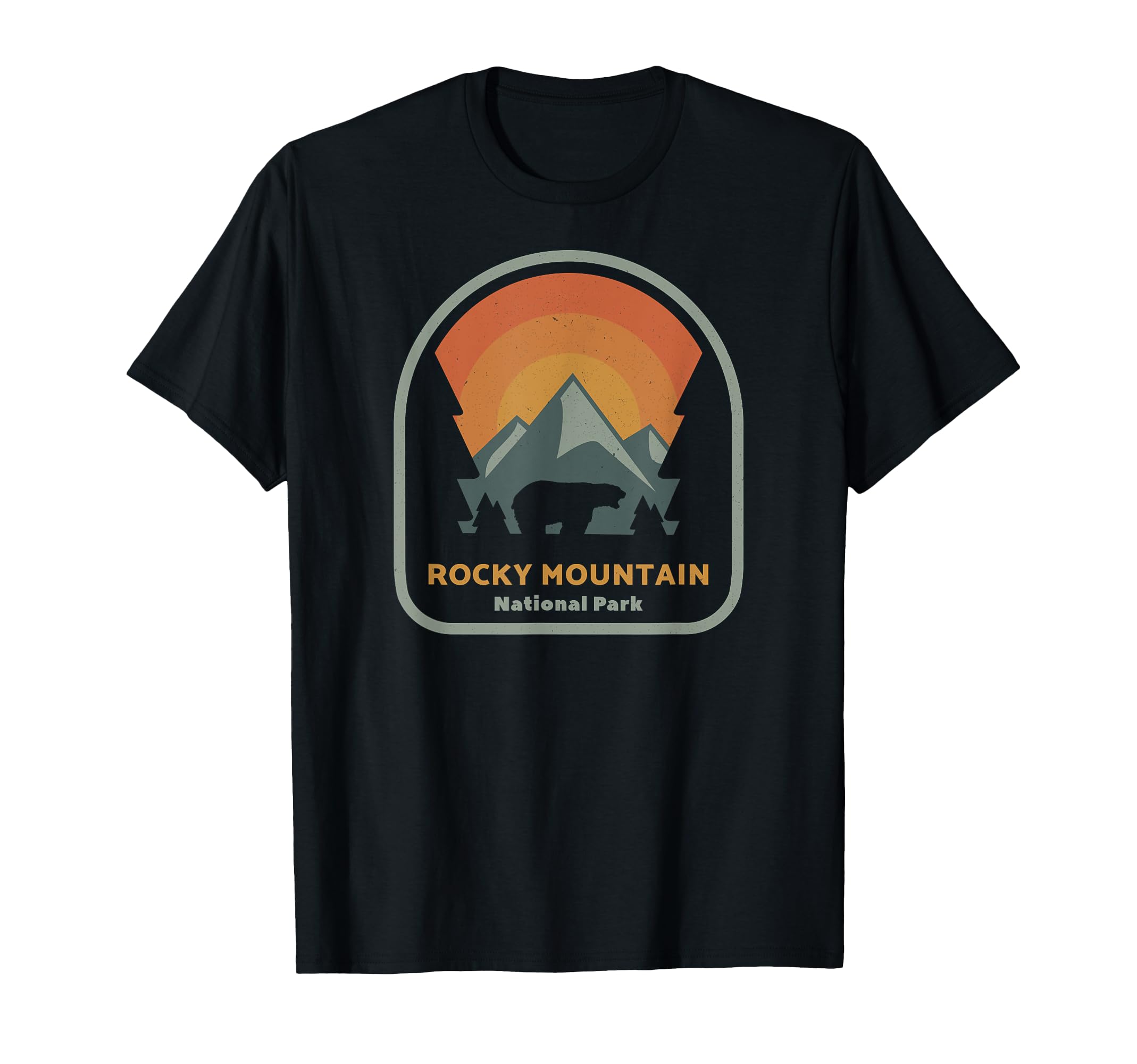 Rocky Mountain National Park Sunset T-Shirt - Fun Novelty Design Men Women - T-Shirt, Sweatshirt, Hoodie