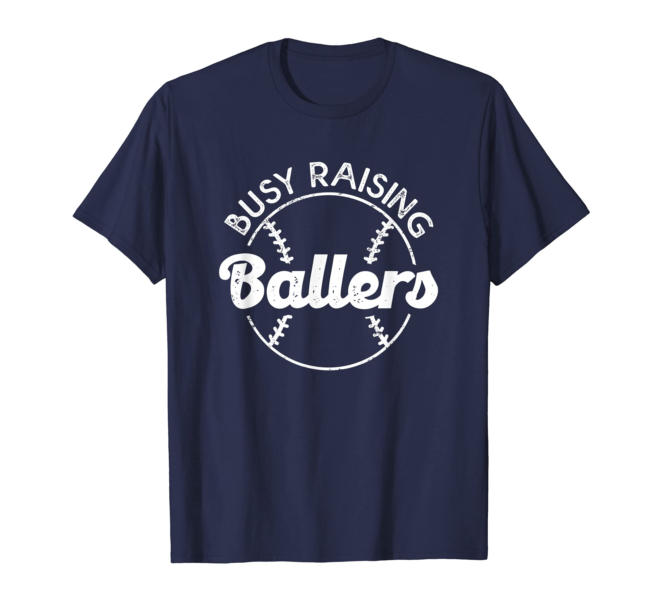 Baseball Dad Busy Raising Ballers Mom T-Shirt - Trendy Graphic for Adults - T-Shirt, Sweatshirt, Hoodie