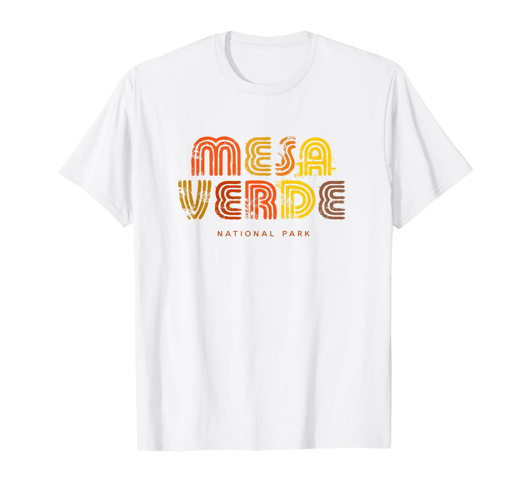 Mesa Verde National Park 70S 80S Type T-Shirt - Minimalist Print Unisex - T-Shirt, Sweatshirt, Hoodie