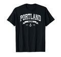 Portland Maine Distressed Portland 207 T-Shirt - Trendy Graphic Men Women - T-Shirt, Sweatshirt, Hoodie