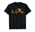 Orange Heartbeat Baseball Pitcher T-Shirt - Casual Everyday Wear for Adults - T-Shirt, Sweatshirt, Hoodie