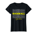 Baseball Grandma Yellow Baseball T-Shirt - Custom Art Print Men Women - T-Shirt, Sweatshirt, Hoodie