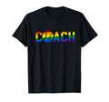 Coach Rainbow Baseball Coach Sport T-Shirt - Custom Art Print Unisex - T-Shirt, Sweatshirt, Hoodie