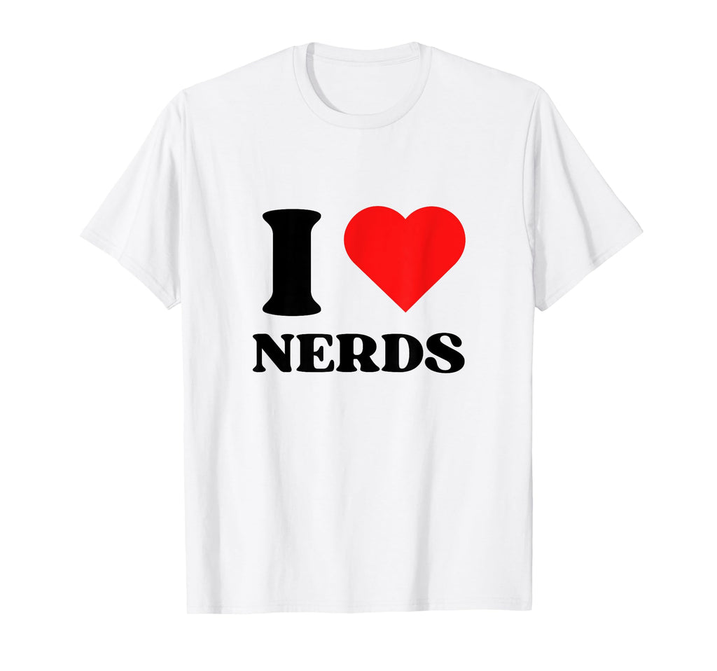 I Love Nerds I Heart Nerds Y2K T-Shirt - Aesthetic Graphic for Adults - T-Shirt, Sweatshirt, Hoodie