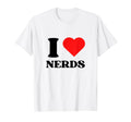 I Love Nerds I Heart Nerds Y2K T-Shirt - Aesthetic Graphic for Adults - T-Shirt, Sweatshirt, Hoodie