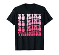 Be Mine Valentine 70S Groovy Wavy T-Shirt - Graphic Print Men Women - T-Shirt, Sweatshirt, Hoodie