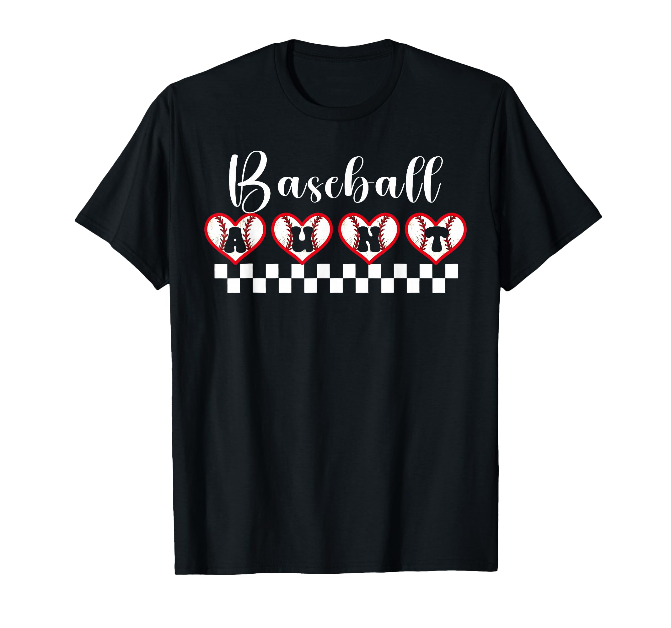 Baseball Auntie Game Day Aunt Pride T-Shirt - Casual Everyday Wear Unisex - T-Shirt, Sweatshirt, Hoodie