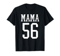 Number 56 Mama Biggest Fan Spirit Wear T-Shirt - Trendy Graphic Unisex - T-Shirt, Sweatshirt, Hoodie