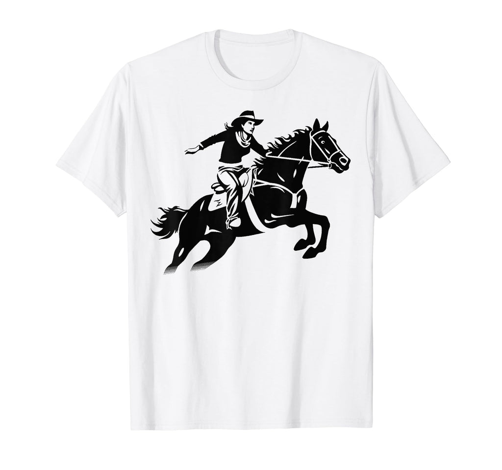 Cowboy Rodeo Horse Riding Usa Cowboy T-Shirt - Trendy Graphic for Adults - T-Shirt, Sweatshirt, Hoodie